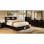 Gerico II 4 Pc Set Espresso (Queen Bed + Night Stand + Dresser + Mirror )